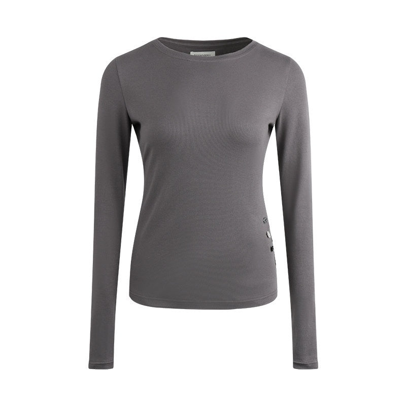 NAPSNAPS_Slim_Fit_Decorative_Button_Layered_Knitted_Women&