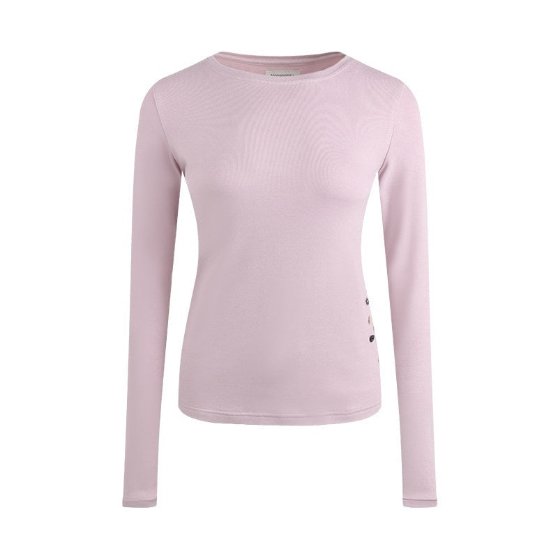 NAPSNAPS_Slim_Fit_Decorative_Button_Layered_Knitted_Women&
