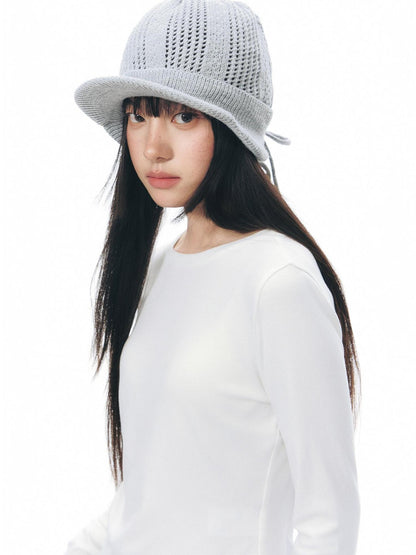 NAPSNAPS Slim Fit Decorative Button Layered Knitted Women&