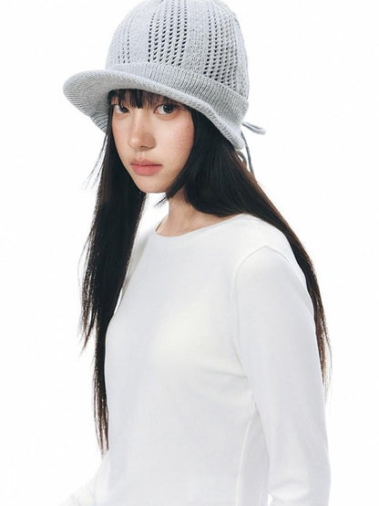 NAPSNAPS Slim Fit Decorative Button Layered Knitted Women&
