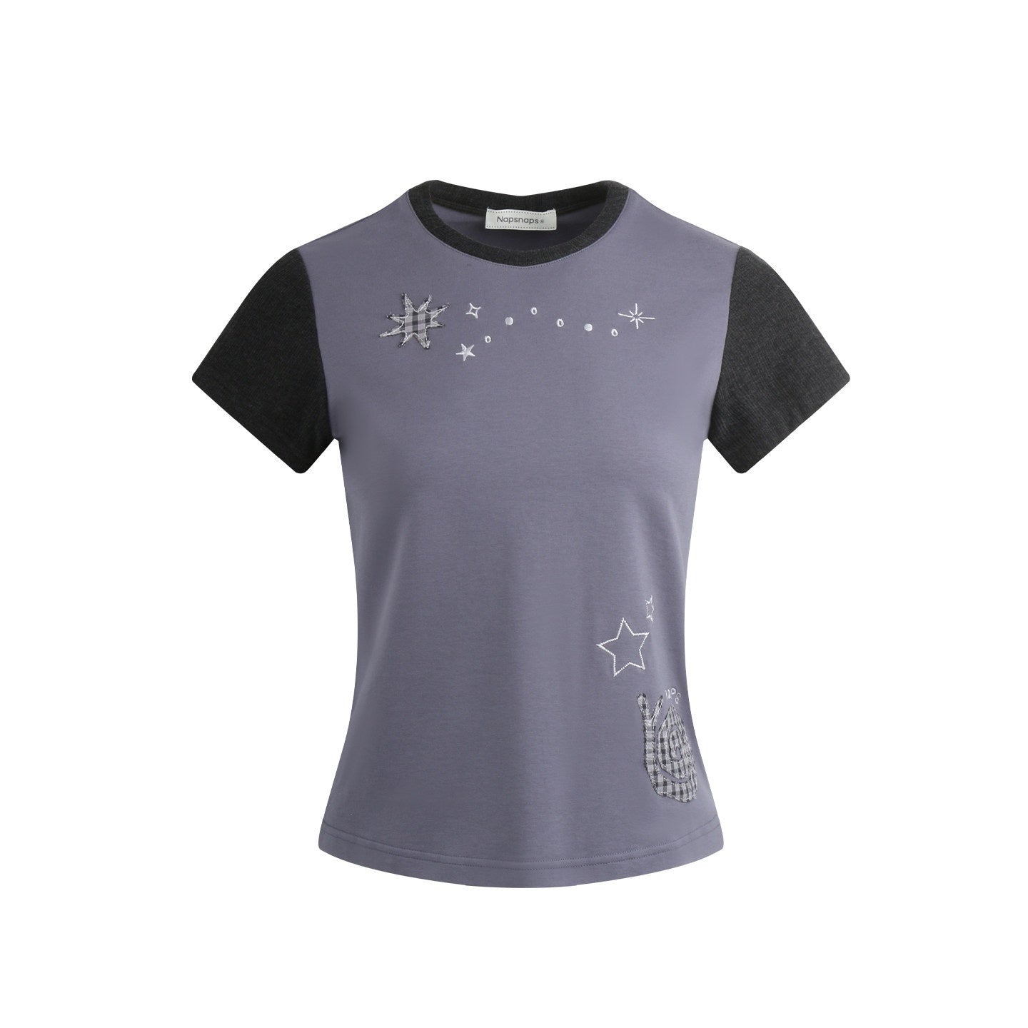 NAPSNAPS_Snail_Patch_Contrast_Embroidery_Women&