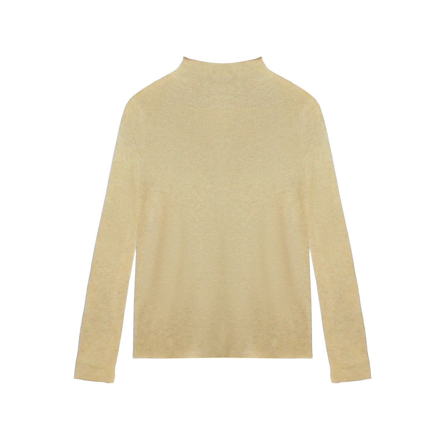 NAPSNAPS_Solid_Fine_Knit_High_Neck_Slim_Fit_Women&