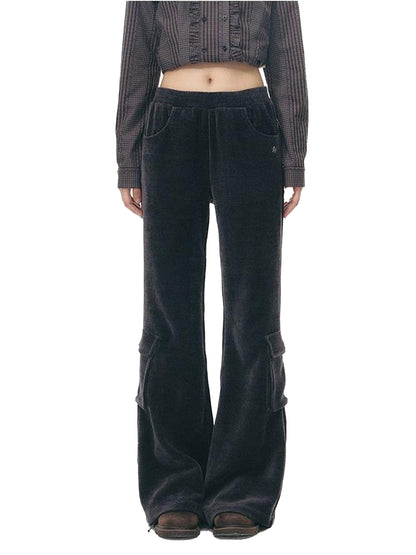 NAPSNAPS Solid Slim High Waist Pockets Metal Women&