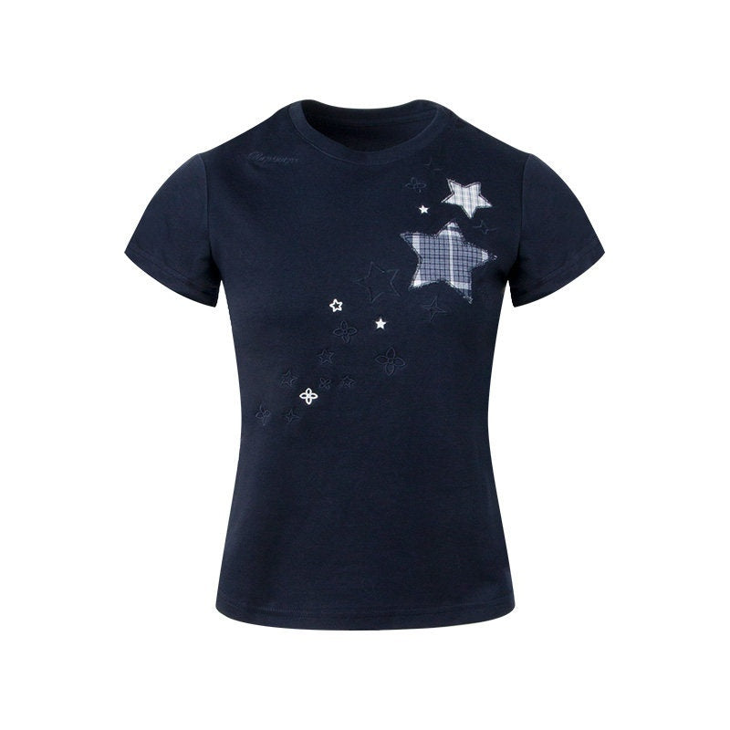NAPSNAPS_Star_Applique_Embroidered_Slim_Fit_Women&