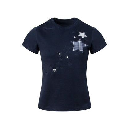 NAPSNAPS_Star_Applique_Embroidered_Slim_Fit_Women&