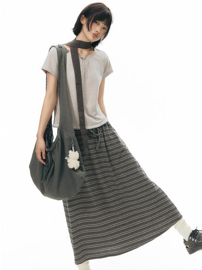 NAPSNAPS Star Grey Plaid Reversible Button Dumpling Women&