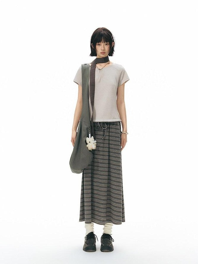 NAPSNAPS Star Grey Plaid Reversible Button Dumpling Women&