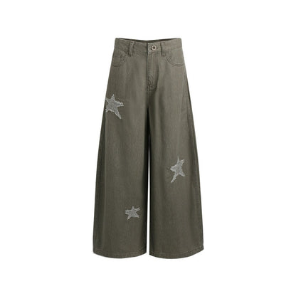NAPSNAPS_Star_Jacquard_Distressed_Curved_Cut_Women&