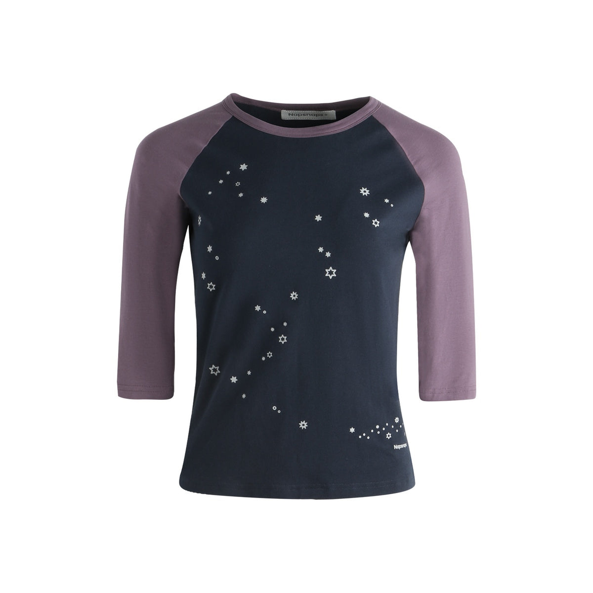 NAPSNAPS_Star_Print_Colorblock_Raglan_Women&