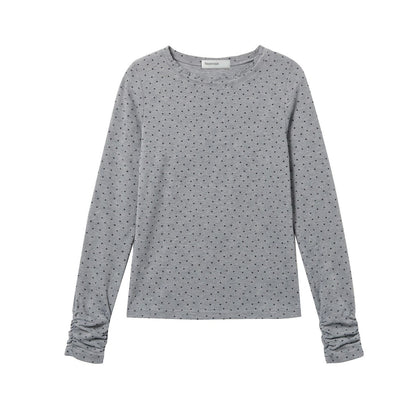 NAPSNAPS_Star_Print_Ruffle_Trim_Round_Neck_Cotton_Women&