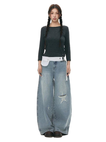 NAPSNAPS Star Splice Reversible Layered Women&
