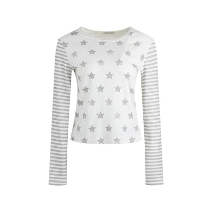 NAPSNAPS_Star_Stripe_Print_Patchwork_Slim_Fit_Women&