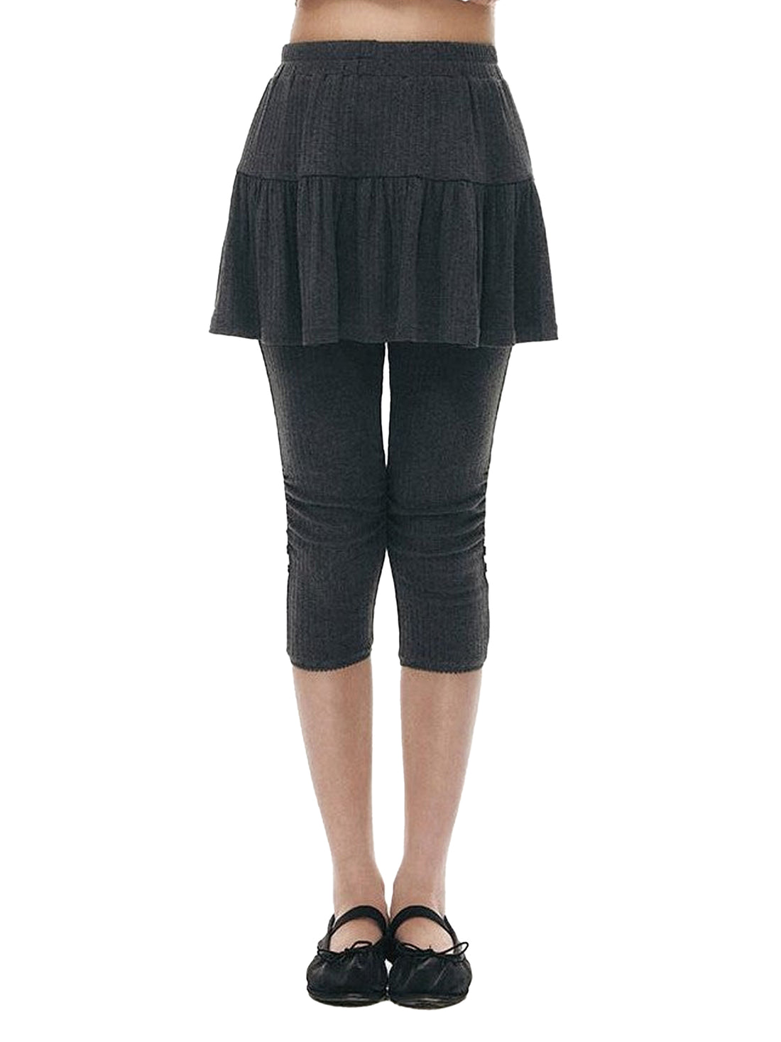 NAPSNAPS Striped Buttoned Pleated Slim Women&