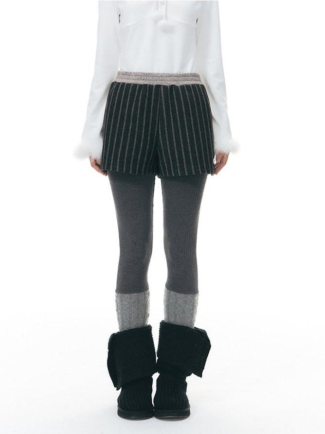 NAPSNAPS Striped Patchwork Knit Women&
