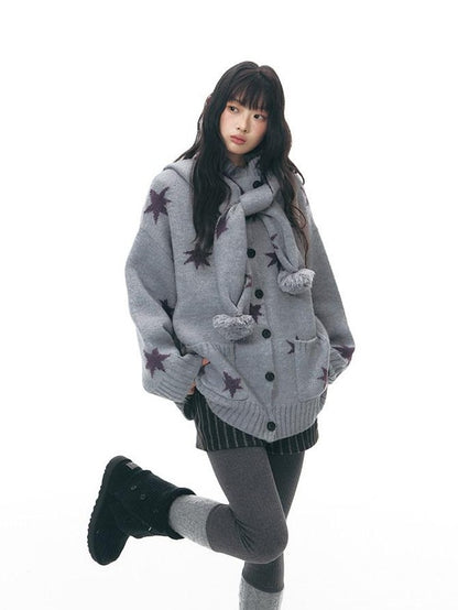 NAPSNAPS Striped Patchwork Knit Women&