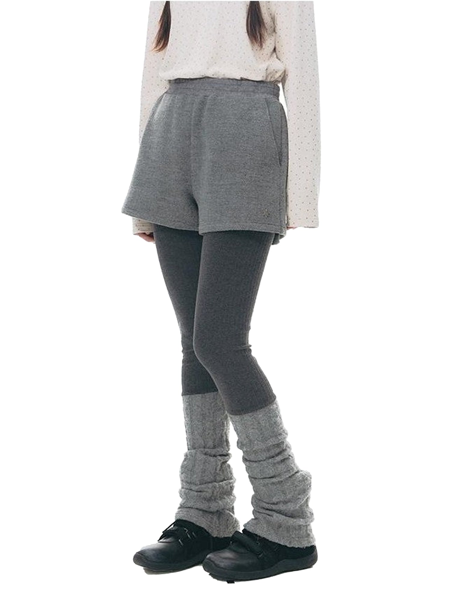 NAPSNAPS Striped Patchwork Knit Women&