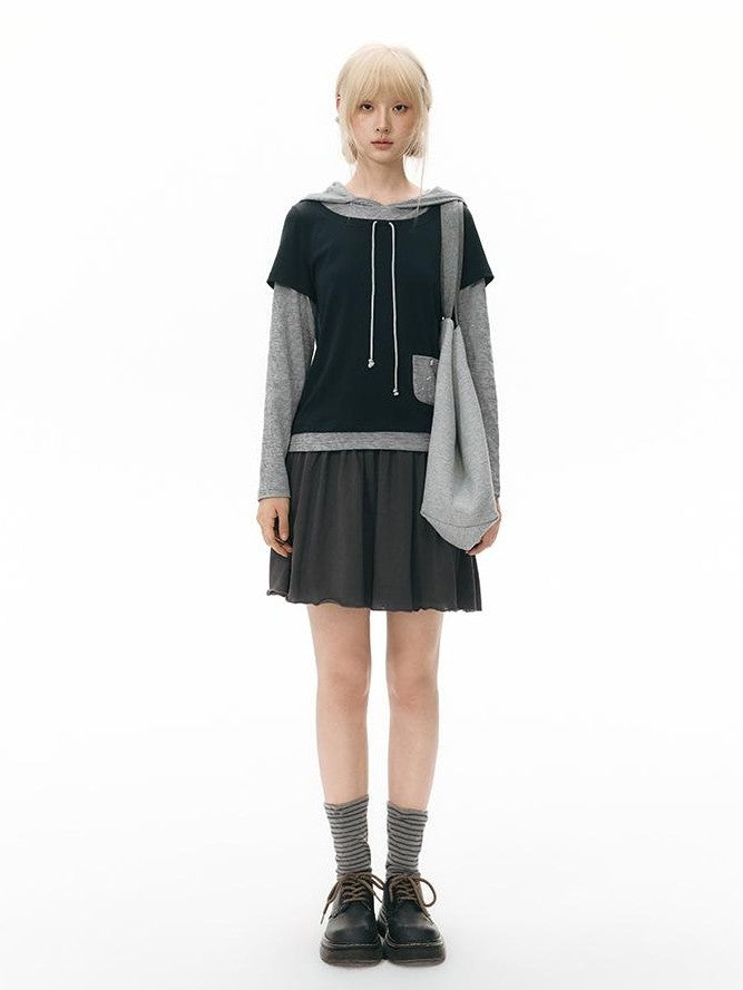 NAPSNAPS Striped Reversible Turned Hem A Line Women&