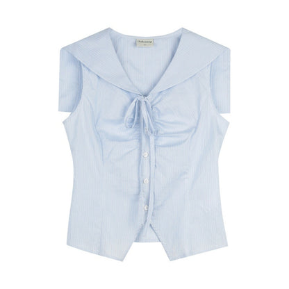 NAPSNAPS_Striped_Sailor_Collar_Shirred_Waist_Women&