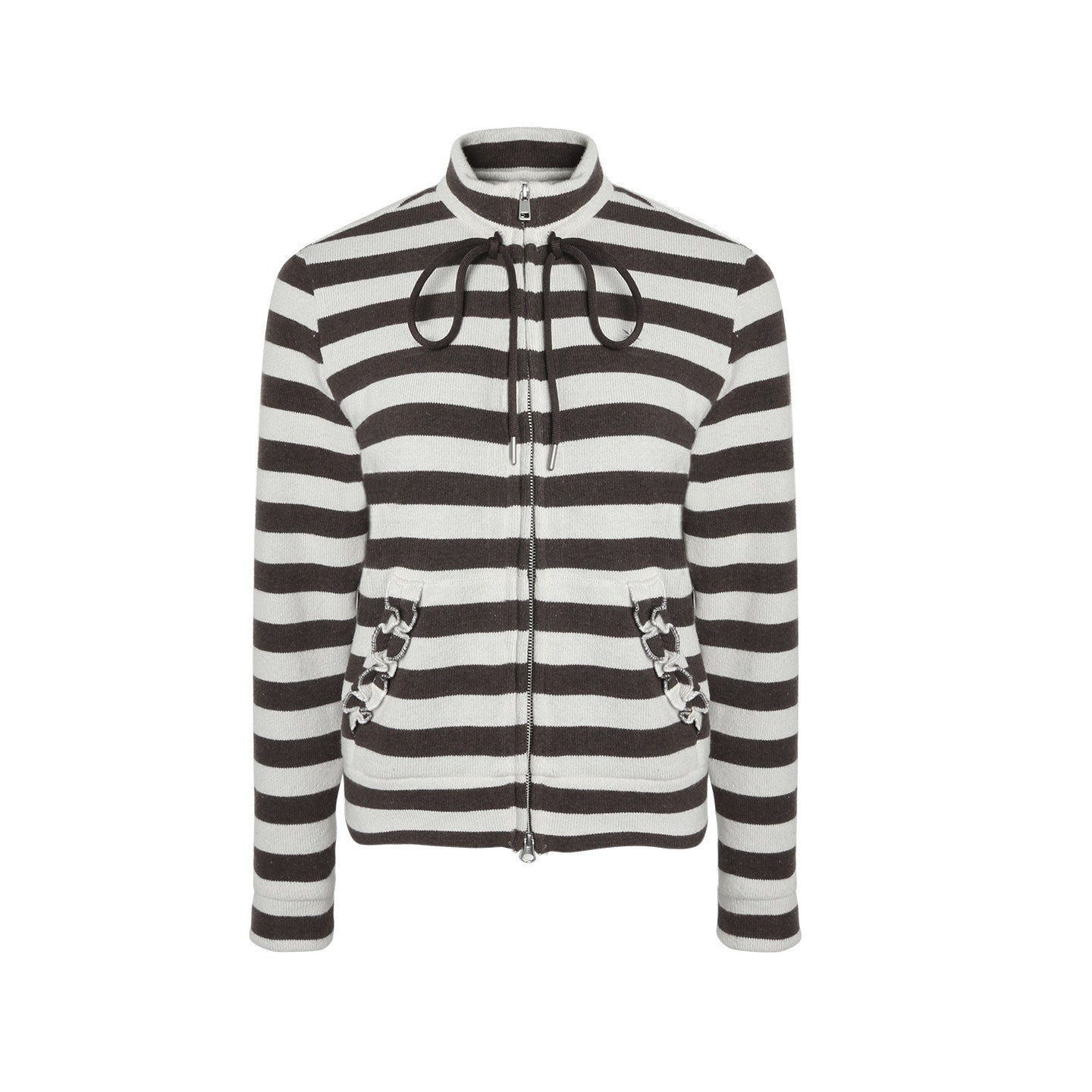 NAPSNAPS_Striped_Stand_Collar_Ruffle_Zip_Women&