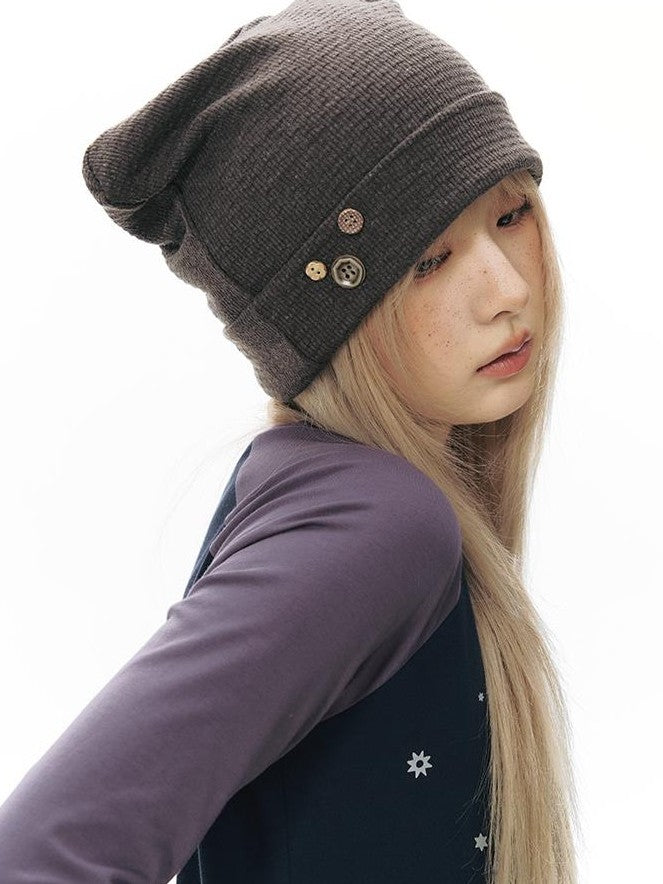 NAPSNAPS Textured Cat Ear High Top Slouchy Women&
