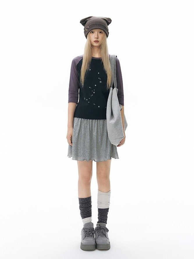 NAPSNAPS Textured Cat Ear High Top Slouchy Women&