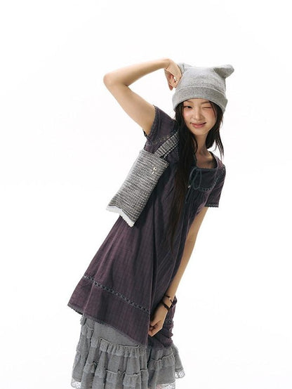 NAPSNAPS Vintage Patchwork Woven Women&