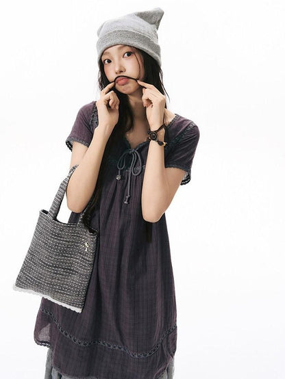NAPSNAPS Vintage Patchwork Woven Women&