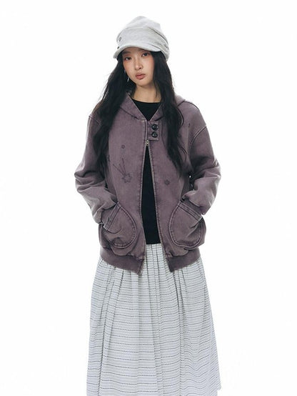 NAPSNAPS Vintage Plaid Large Pocket A Line Women&