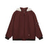 NAPSNAPS Vintage Red Detachable Hood Workwear Women&