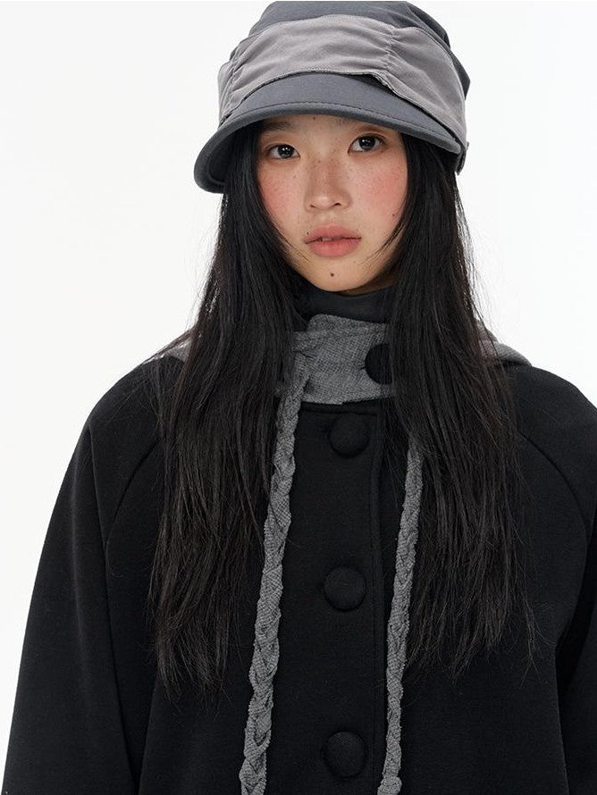 NAPSNAPS Waffle Raglan Sleeve Fleece Lined Women&