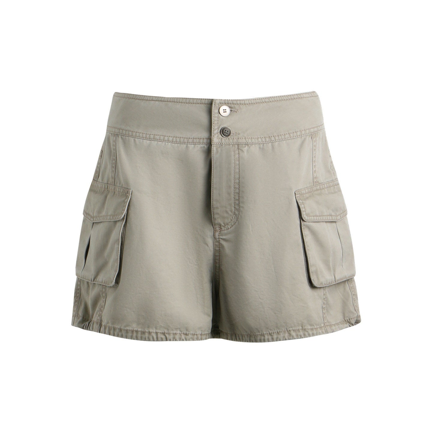 NAPSNAPS_Washed_Denim_3d_Pocket_Drawstring_Low_Waist_Straight_Women&