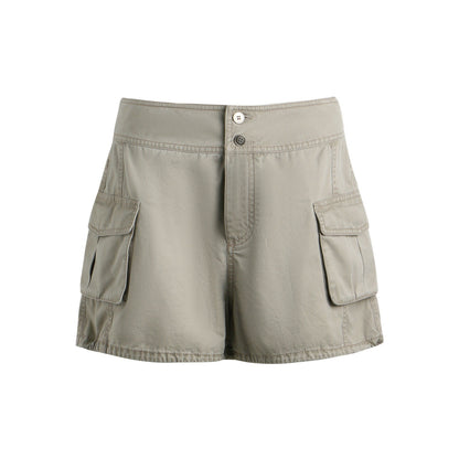 NAPSNAPS_Washed_Denim_3d_Pocket_Drawstring_Low_Waist_Straight_Women&