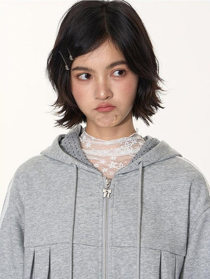NAPSNAPS White Lace Spliced Stand Collar Slim Women&