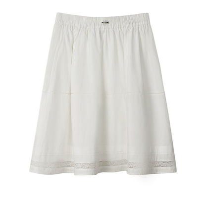 NAPSNAPS_White_Tiered_Pleated_Lace_Panel_Elastic_Waist_Women&