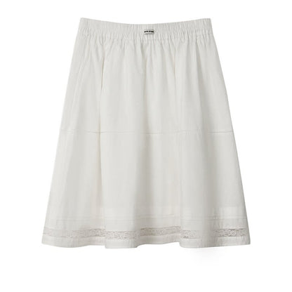 NAPSNAPS_White_Tiered_Pleated_Lace_Panel_Elastic_Waist_Women&