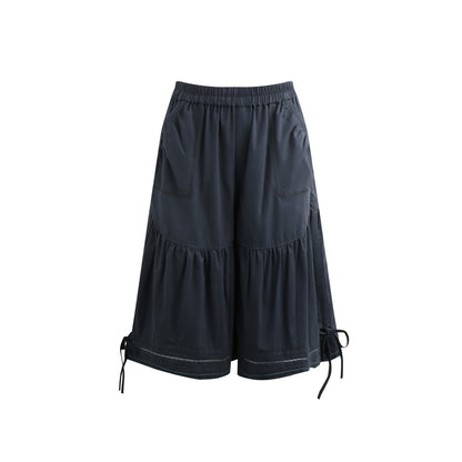 NAPSNAPS_Wide_Leg_Lace_Trim_Patchwork_Elastic_Waist_Women&
