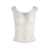 NAPSNAPS_Yellow_Plaid_Lace_Spliced_One_Shoulder_Women&