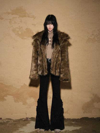 Astro Fleece Hooded Coat V-neck T-shirt Long Sleeve