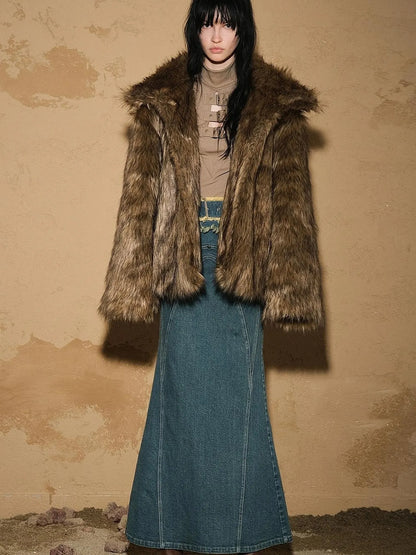 Astro Fleece Hooded Coat V-neck T-shirt Long Sleeve