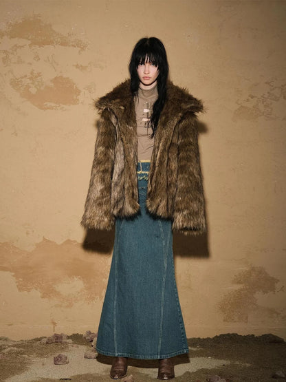 Astro Fleece Hooded Coat V-neck T-shirt Long Sleeve