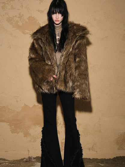 Astro Fleece Hooded Coat V-neck T-shirt Long Sleeve