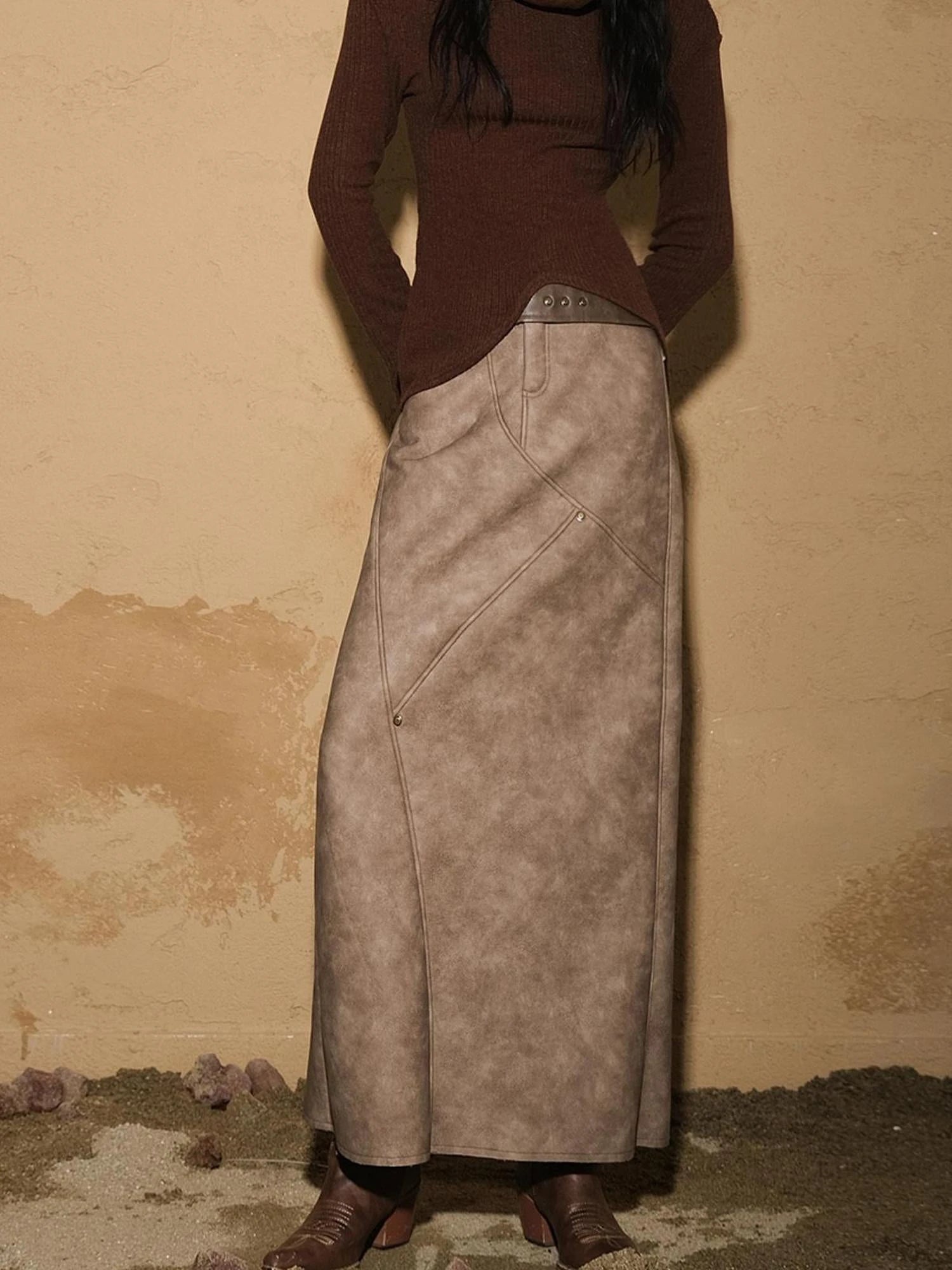 Astro Inspired Faux Fur Skirt