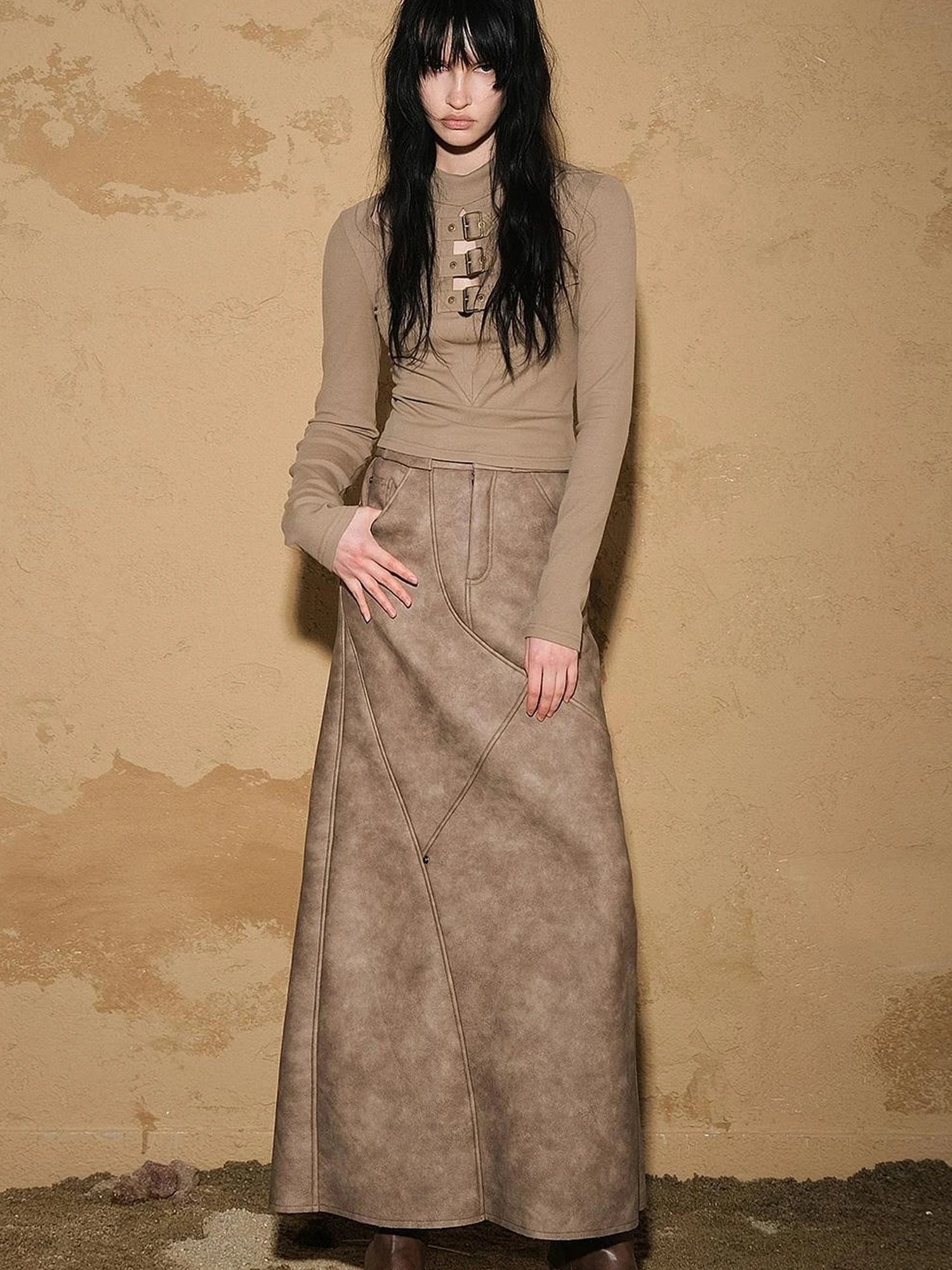 Astro Inspired Faux Fur Skirt