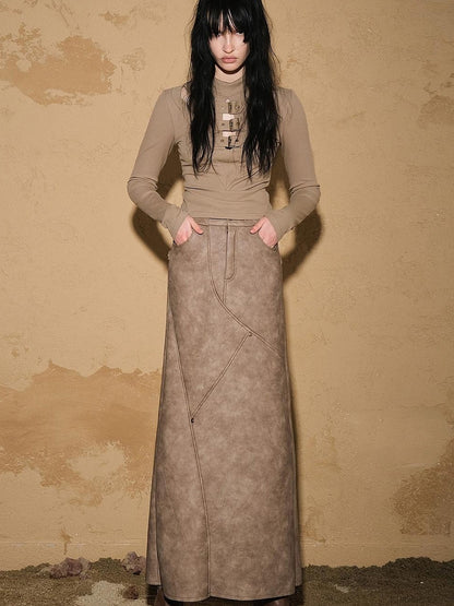 UpdateNN NORTH NODE Astro Inspired Faux Fur Skirt
