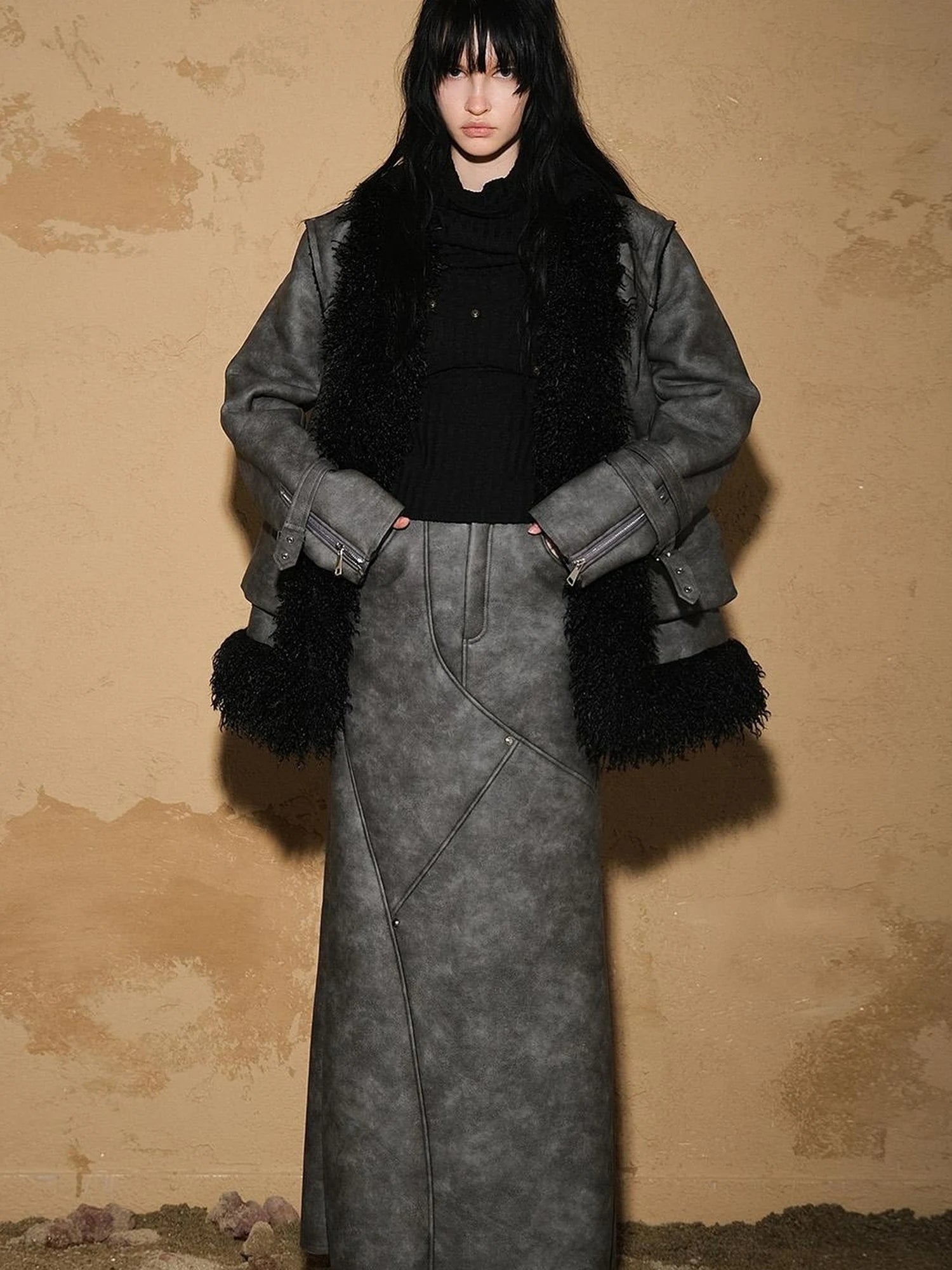 Astro Patchwork Leather Jacket