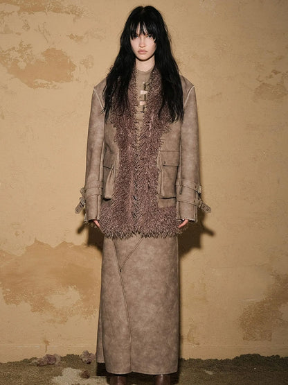 Astro Patchwork Leather Jacket