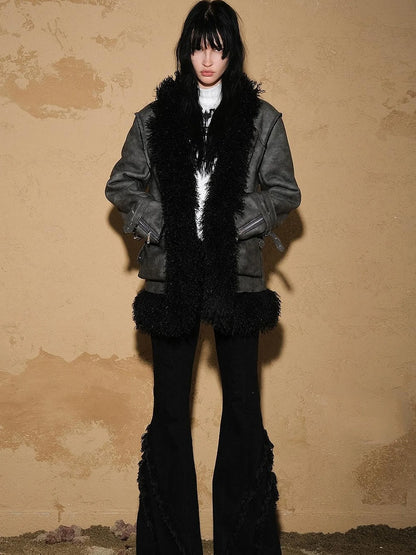 Astro Patchwork Leather Jacket