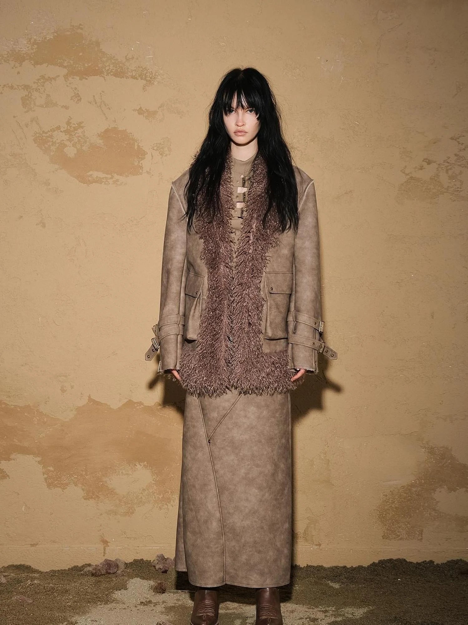 Astro Patchwork Leather Jacket