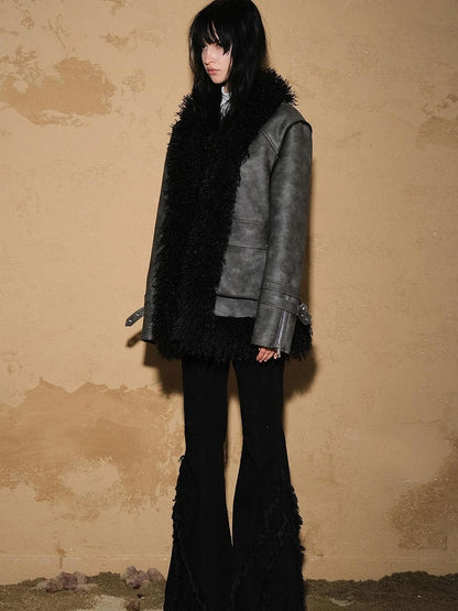 Astro Patchwork Leather Jacket