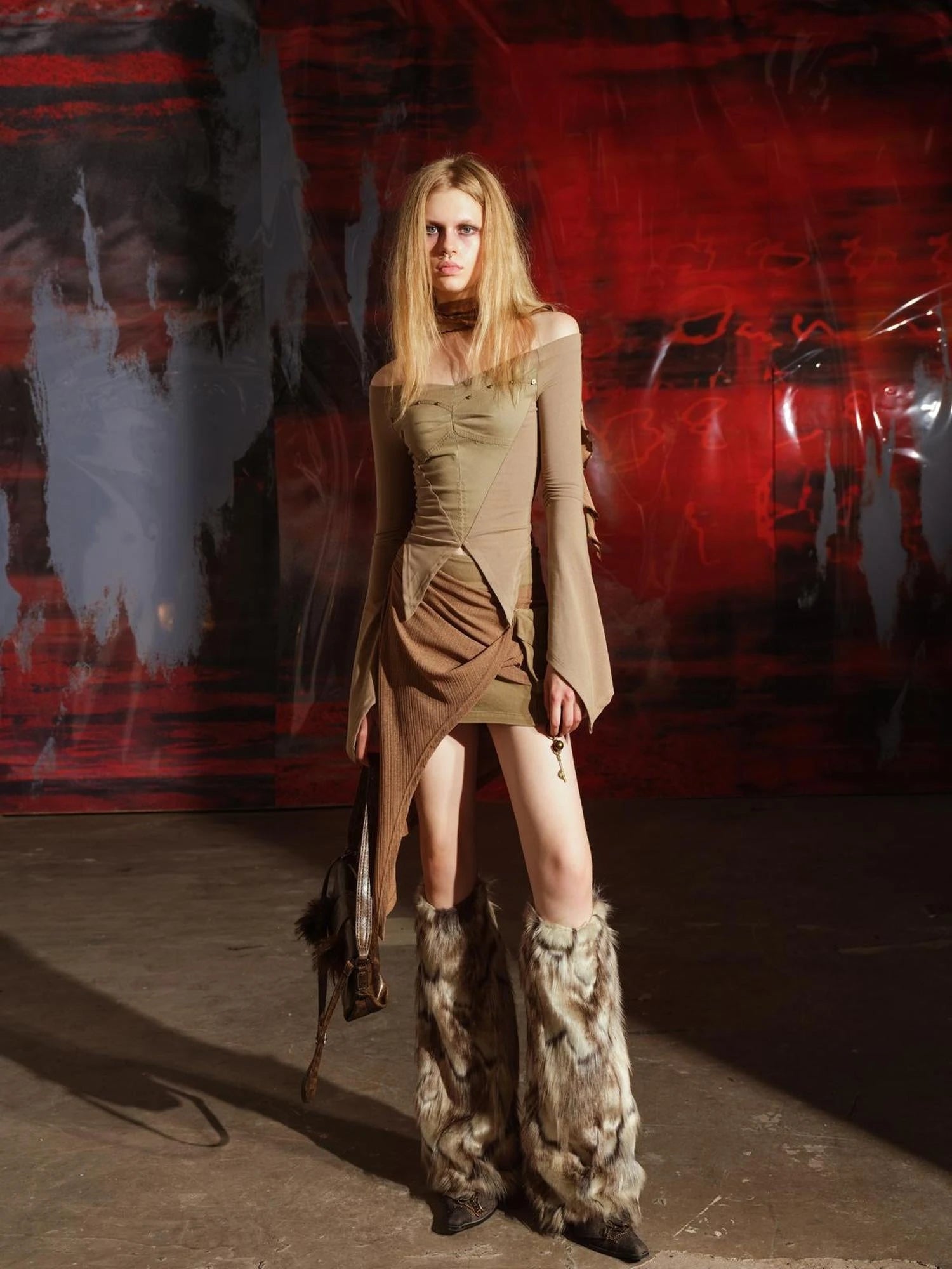 Butterfly Shoulder Studded Top